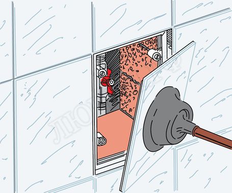 Люк сантехнический ДКП 250*400 Люк сантехнический ДКП 250*400