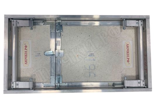 Люк под плитку Нажимной Секрет-Лайт 2 створки 1100*550 Люк под плитку Нажимной Секрет-Лайт 2 створки 1100*550