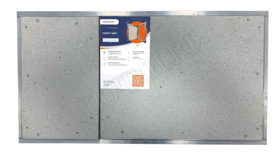 Люк под плитку Нажимной Секрет-Лайт 2 створки 1100*550 Люк под плитку Нажимной Секрет-Лайт 2 створки 1100*550