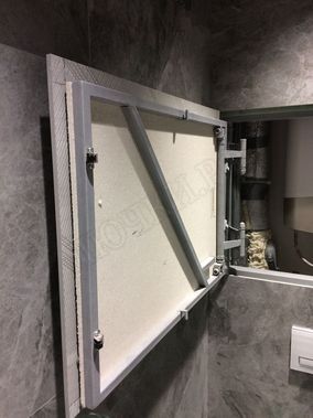 Люк под плитку Нажимной Железяка, 1 створка Люк под плитку Нажимной Железяка, 1 створка