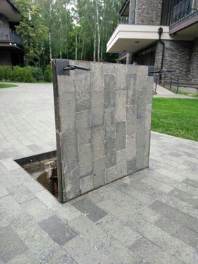 Напольный люк Брус Ли Стальной, Съемная дверца Напольный люк Брус Ли Стальной, Съемная дверца