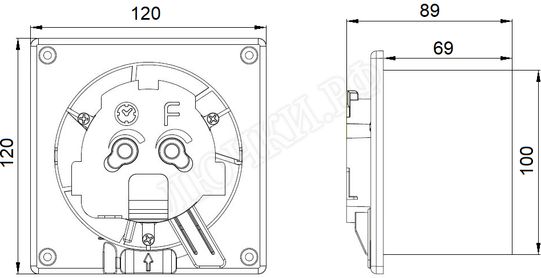 Вытяжной вентилятор airRoxy RMS (MS) Вытяжной вентилятор airRoxy RMS (MS)