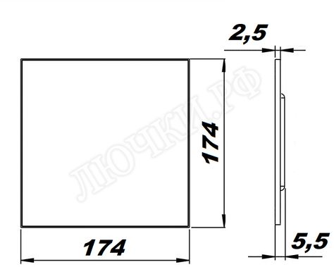 Вытяжной вентилятор airRoxy RMS (MS), голубой, 01-166 Вытяжной вентилятор airRoxy RMS (MS), голубой, 01-166