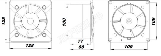 Вытяжной вентилятор Awenta System+, Silent, 100, KWS100 Вытяжной вентилятор Awenta System+, Silent, 100, KWS100