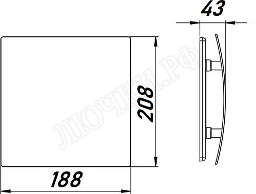 Вытяжной вентилятор Awenta System+, Turbo, 125, KWT125W, PEB125, Белый, пластик Вытяжной вентилятор Awenta System+, Turbo, 125, KWT125W, PEB125, Белый, пластик