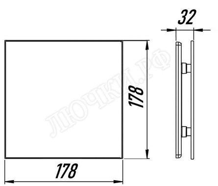 Вытяжной вентилятор Awenta System+, Silent, 125, KWS125, PTGB125P, Чёрный глянцевый, стекло Вытяжной вентилятор Awenta System+, Silent, 125, KWS125, PTGB125P, Чёрный глянцевый, стекло